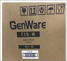 GenWare Oval Pie Dish 14cm/ 5.5 (Pack of 12) - F19-W - 5
