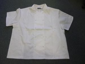 Basic Stud Jacket (Short Sleeve) White XXL Size - NJ18-XXL - 3