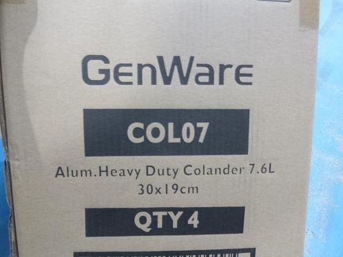 Alum. Heavy Duty Colander 7.6L 30 x 19cm - COL07 - 6