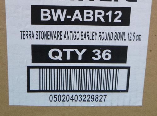 Antigo Stoneware Barley Round Bowl 12.5cm (Pack of 6) - BW-ABR12 - 8