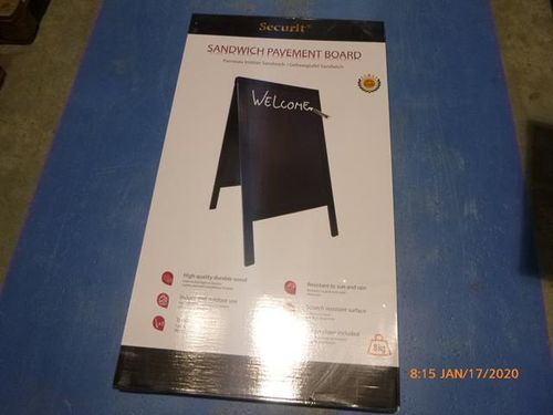 Sandwich A-Board 70X120cm Black - SBS-BL-120 - 3