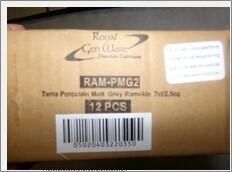 Terra Porcelain Matt Grey Ramekin 7cl/ 2.5oz (Pack of 12) - RAM-PMG2 - 6