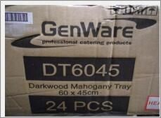 Darkwood Mahogany Tray 60 x 45cm - DT6045 - 5