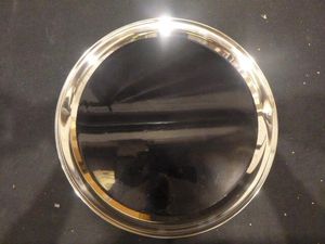 GenWare Non Slip Stainless Steel Round Tray 14 - 52139NS - 3