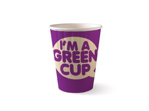 BioPak 12oz Double Wall Aqueous Lined "I'M A Green Cup" (Pack of 1,000) - ABC-12DW-GC-UK - 3