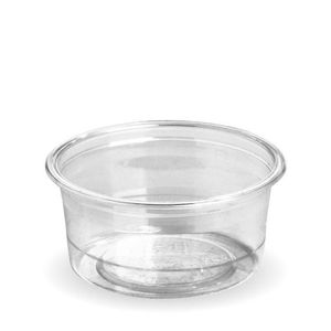 BioPak 90ml Clear PLA Sauce BioCups (Pack of 2,000) - R-90-UK - 1
