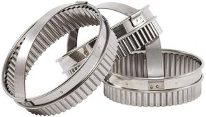 Matfer Stainless Steel Round Fluted Cutter With Handle 13cm - 11678-01 - 1