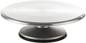 Aluminium Revolving Cake Decoration Stand 32x9.5cm - 10665-01 - 1