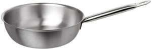 Matfer Excellence Stainless Steel Splayed Sauté Pan 24cm - 10197-02 - 1