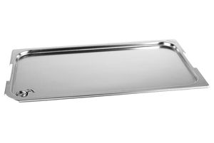 Bourgeat Watertight Stainless Steel Lid Gn 1/1- For Gastronorm Containers With Fixed Or Folding Handles - 10212-01 - 1