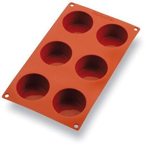 Gastroflex Mould Tray Gn 1/3 325x176 6 Muffins 7cm - 10583-01 - 1