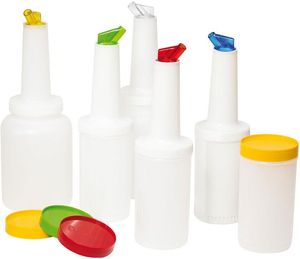 Polypropylene Bottle With Pourer 100 Cl White - 11344-02 - 1