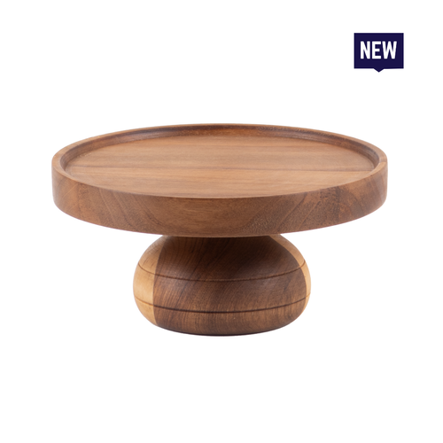 Bonzer Cake Stand - Small - Walnut Ø17 x H 8.5 cm - 13094-01 - 1