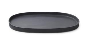 Caractère Oval Plate Black 35.5x21.8cm - 052084 - 1