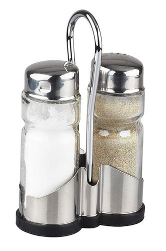 Luxus Two Piece Cruet Set Salt + Pepper - 061206 - 2