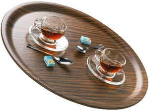 Limo Tray Colour Teak Ø 45cm - 061984 - 1