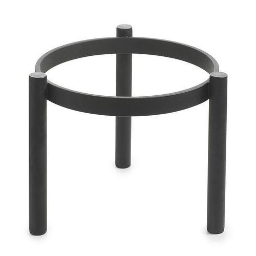 Round Matt Black Metal Riser Ø24 H18cm - 063043 - 1