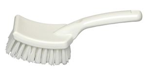 Round Brush With Handle 27.5cm White - 150071 - 1
