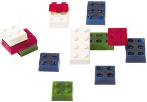 Double Mould Tray 275x175 For 12 Lego Bricks 3 Assorted Sizes - 383412 - 1