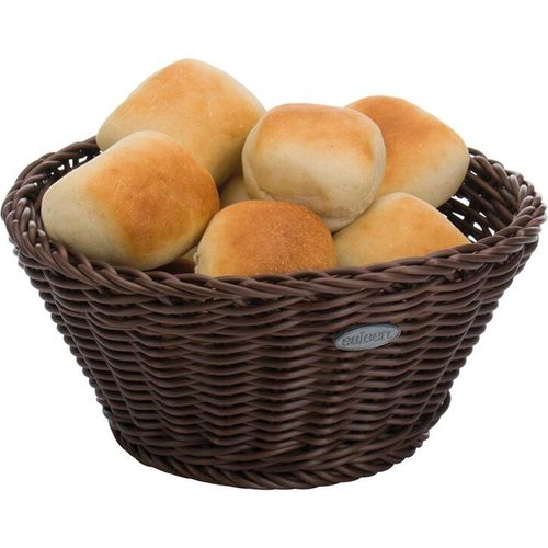 Round Polypropylene Bread Basket Ø 18cm Brown - 573491 - 1