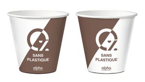 Box Of 1,000 (20 Bags Of 50) Alpha Paper Cups Ø 62.5 Mm 12 Cl - 701186 - 1
