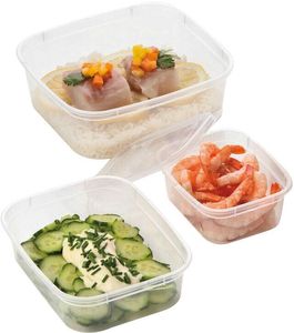 Box Of 200 (4 Bags Of 50) Pp Food Containers And Lids 75 Cl - 714373 - 1