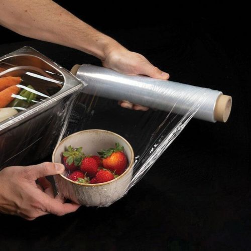 Roll Of Pvc-free Pe Cling Film 300 M, Width 45cm, Sold In Packs Of 4 - 960219 - 3