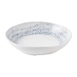 Churchill Cascade Natural Organic Deep Bowls Indigo 215mm (6 Pack) - JM024 - 1