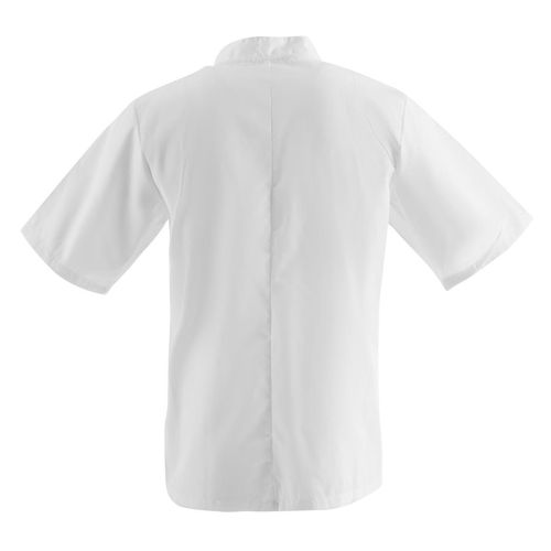 Whites Boston Unisex Chef Jackets Short Sleeve White L (5 Pack) - SA823 - 5