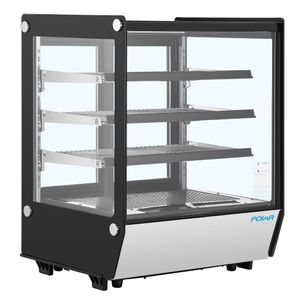 Polar G-Series Square Glass Countertop Display Fridge 145Ltr - PG024 - 1