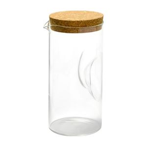 Comas Glass Jar with Cork Lid 1.2Ltr - JM236 - 1