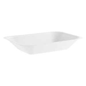 Vegware Nourish Moulded Fibre Chip Trays 16oz (500 Pack) - JK181 - 1