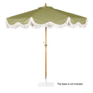 Bolero Sicily Round Parasol 2.5m Diameter Green Mix - JE965 - 1