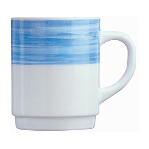 Arcoroc Brush Mugs Blue 250ml (36 Pack) - JK541 - 1