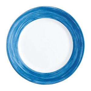 Arcoroc Brush Plates Blue Jean 252mm (12 Pack) - JK551 - 1
