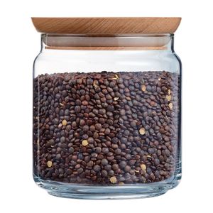 Luminarc Pure Jars & Wood Lids 750ml (6 Pack) - JK612 - 3