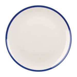 Churchill Retro Blue Coupe Plates 260mm (12 Pack) - DS672 - 1