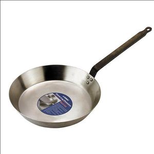 Frying Pan Black Iron 30Cm 12In Base 10In - 94795 - 1