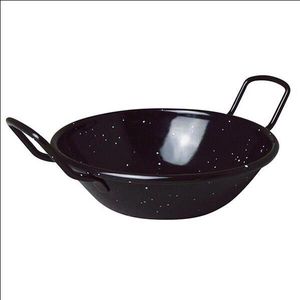 Enamel Deep Paella Pan With Handles 14Cm / 5.5In - V0614 - 1