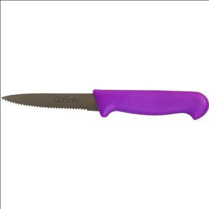 Colsafe Serrated Knife 4In 9.5Cm Purple - 950P - 1