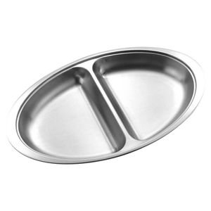 Vegetable Dish 30X21X4Cm 12In 2 Div - 11462 - 1