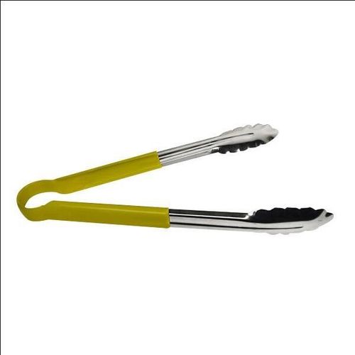 Utility Tong Carded 23Cm / 9In Yellow - UT9Y - 1
