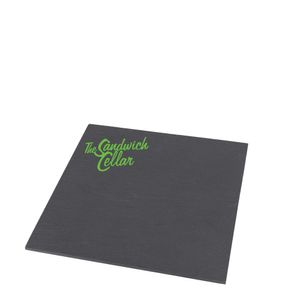 Custom Branded Square Slate Platter (20x20cm) - C4201 - 1