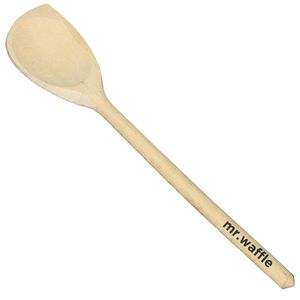Custom Branded Beech Wood Corner Spoon - C6594 - 1