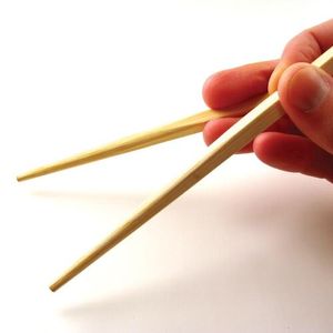 Custom Branded Bamboo Chopsticks (5 Character) - Sleeves Optional - C1099 - 1