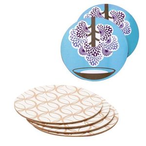 Custom Branded Cork Back Melamine Placemat - Round (255mm) - C5029 - 1