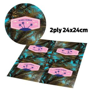 Custom Branded Paper Napkin Cocktail 2Ply - Full Coverage (25x25cm) - C5422 - 1