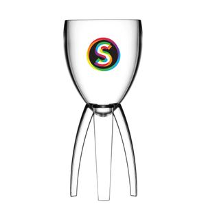 Custom Branded Reusable Plastic Rocket Glass (312ml/11oz) - C5305 - 1