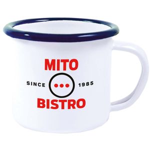 Custom Branded Premium Espresso Enamel Mugs (120ml/4.2oz) - C5349 - 3