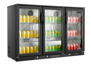 Sterling Pro Green SP3HC-BH Hinged Triple Door Bottle Cooler, 274 x 330ml Bottles - SP3HC-BH - 1